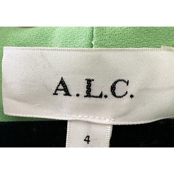 ALC Heston Blazer Romper Long Sleeve Women's No Belt Green Size 4 - Picture 6 of 9